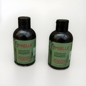 Mielle Organics Rosemary Mint Strengthening Shampoo – Travel Size 3.2 oz 2 pack